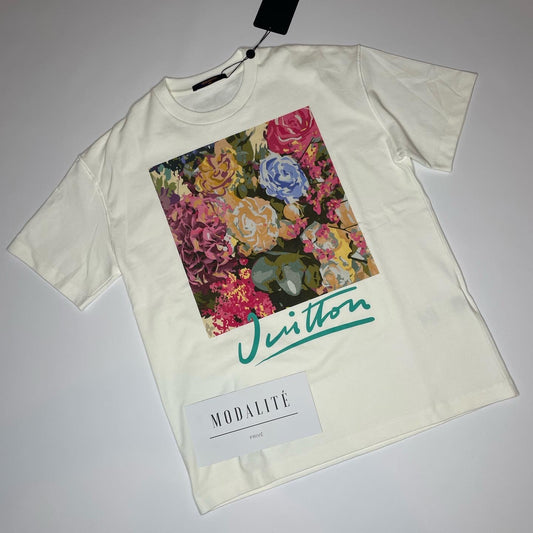 T-shirt imprimé fleuri Louis Vuitton 