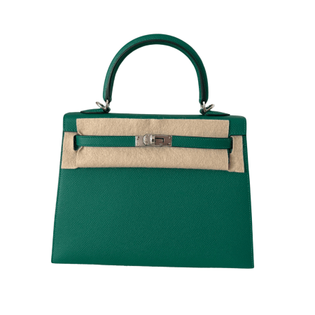 Hermès Kelly 25 Vert Vertigo Epsom PHW