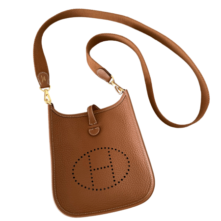 Hermès Mini Evelyne 16 Gold Taurillon GHW