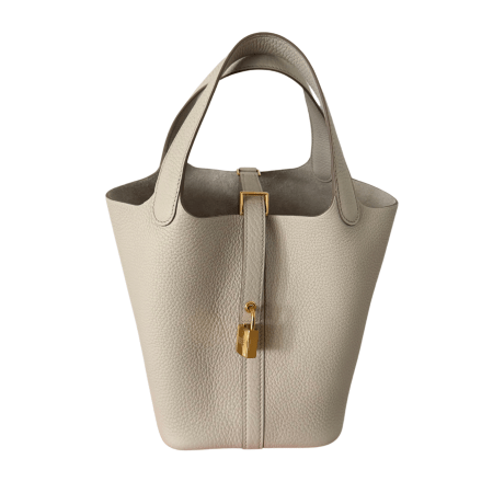 Hermès Picotin 18 Beton Taurillon GHW