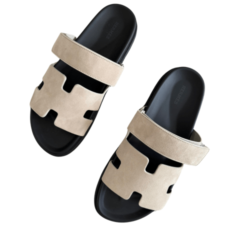Hermès Chypre sandal Beige Esquisse