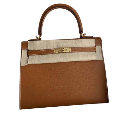 Hermès Kelly 25 Gold Epsom GHW